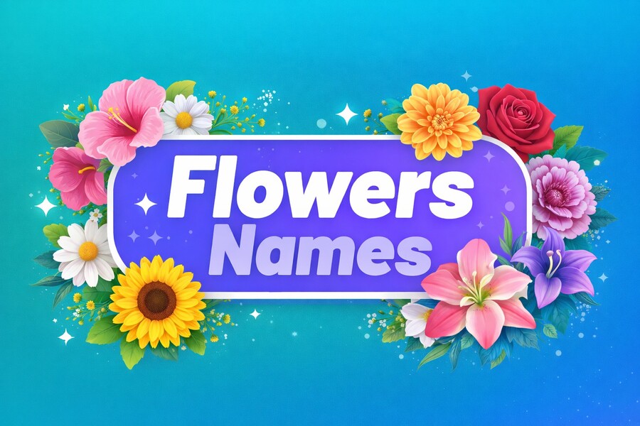 Flower Names: 400 Beautiful and Meaningful Flower Names